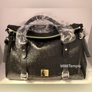 Dooney & Bourke Large Ostrich Satchel